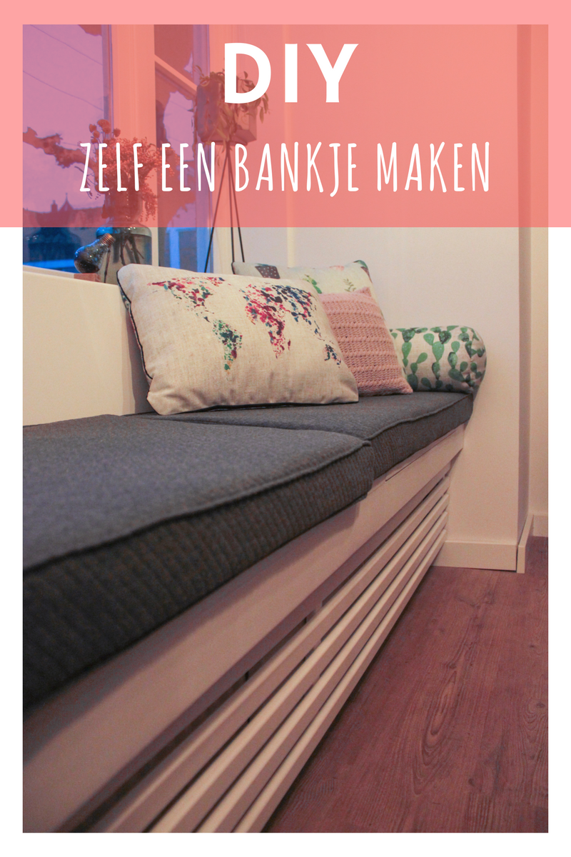 DIY zelf een bankje maken stap voor stap